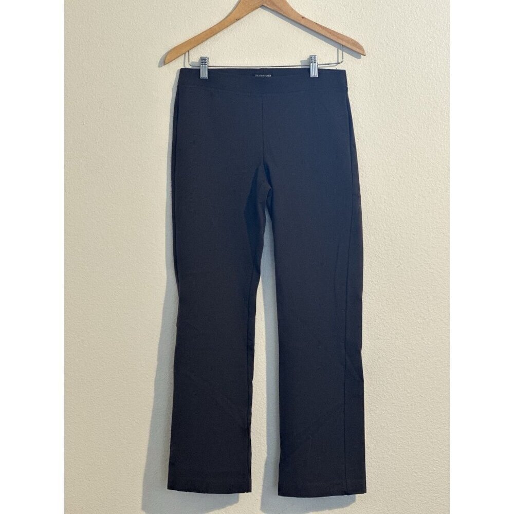 Eileen Fisher Women's Stretch Pull-On Pants, Size XSmall, Straight Leg, Brown